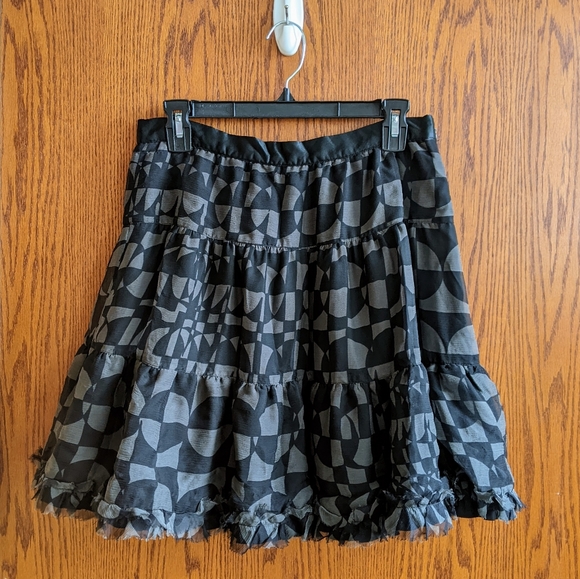 Essentiel 100% Silk Tiered Skirt 38 - Picture 1 of 5